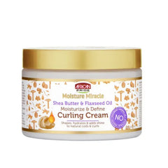African Pride Moisture Miracle Shea Butter & Flaxseed Oil Curling Cream 340g