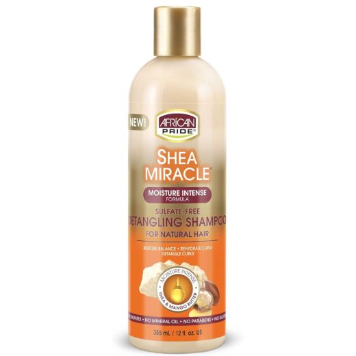 African Pride Shea Butter Miracle Detangling Shampoo 355ml