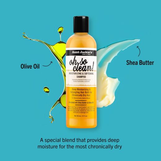 Aunt Jackie's Curls & Coils Oh So Clean! Moisturizing & Softening Shampoo 710ml