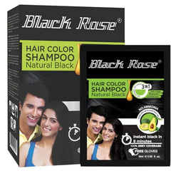 Black Rose Hair Shampoo Natural Black Box