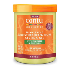 Cantu Shea Butter Moisture Retention Styling Gel With Flaxseed And Olive Oil 524g