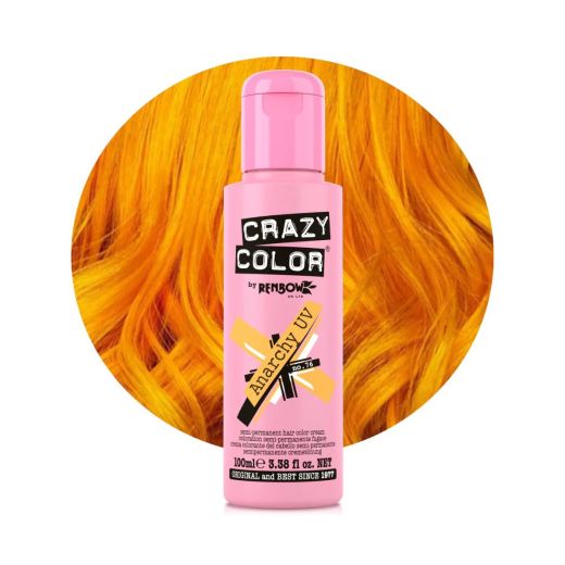 Crazy Color Semi-Permanent Hair Color 76 Anarchy UV 100ml