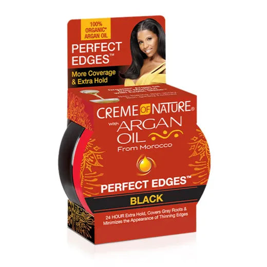 Creme Of Nature Argan Oil Perfect Edges Black 2.25oz