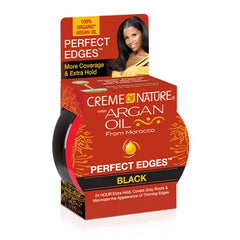 Creme Of Nature Argan Oil Perfect Edges Black 2.25oz