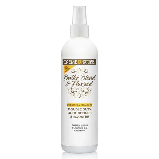 Creme of Nature Butter Blend & Flaxseed Curl Definer & Booster 12 oz