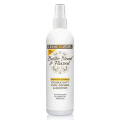 Creme of Nature Butter Blend & Flaxseed Curl Definer & Booster 12 oz