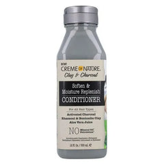 Creme Of Nature Clay & Charcoal Soften & Moisture Replenish Conditioner 12oz