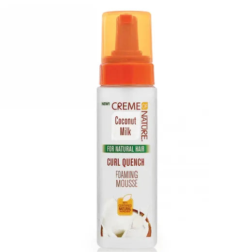 Creme of Nature Coconut Milk Curl Quench Foaming Mousse 7oz