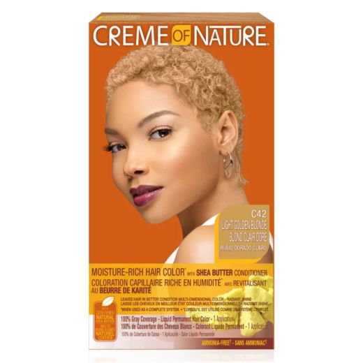 Creme of Nature Moisture-Rich Hair Color C42 Light Golden Blonde