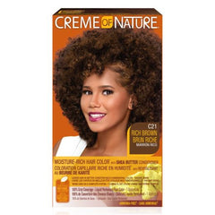 Creme of Nature Moisture-Rich Hair Color C21 Rich Brown