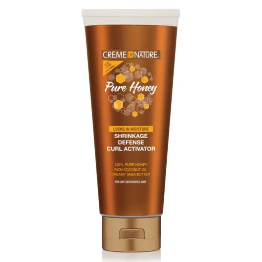 Creme Of Nature Pure Honey Locks In Moisture Shrinkage Defense Curl Activator 10.5oz