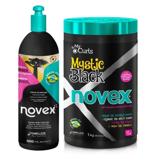 Novex My Curls Mystic Black Mask & Leave-In Combo