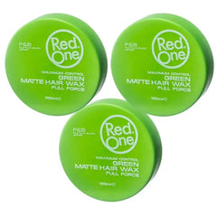 RedOne 3x Green Matte Hair Wax 150ml