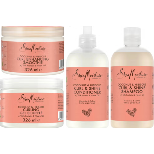 Shea Moisture Coconut & Hibiscus Ultimate Curl & Shine Kit