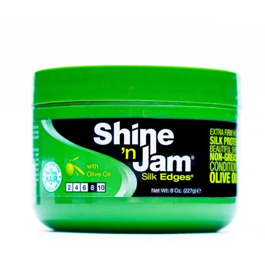 Ampro Shine 'n Jam Conditioning Gel Silk Edges 227g