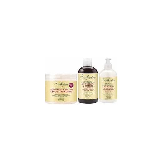 Shea Moisture Jamaican Black Castor Oil Strengthen & Restore Trio Set
