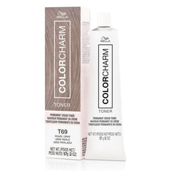 Wella Colorcharm Permanent Cream Toner T69 Pearl Gray 57g